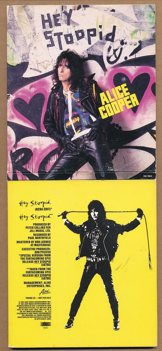 金額変更〜Alice Cooper Hey Stoopid シングルCD Hey Stoopid | Alice Cooper