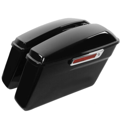 Hard Saddlebags Saddle Bags Fit For Harley Touring Road Glide 14-24 Vivid Black