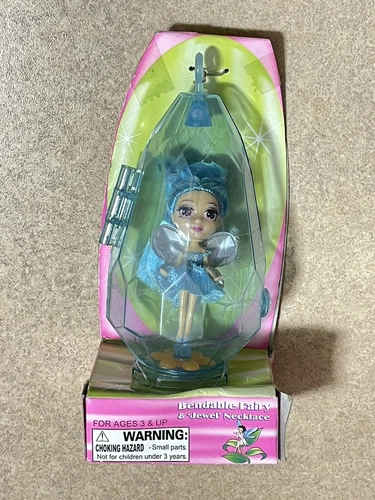 Barbie Fairytopia Mini Fairy Doll Ring Blue Mattel Cute Toy