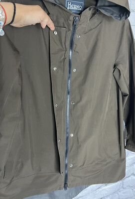 Herno laminar Gore Tex 2l Hooded Womens Jacket Nero Size 44/US 8