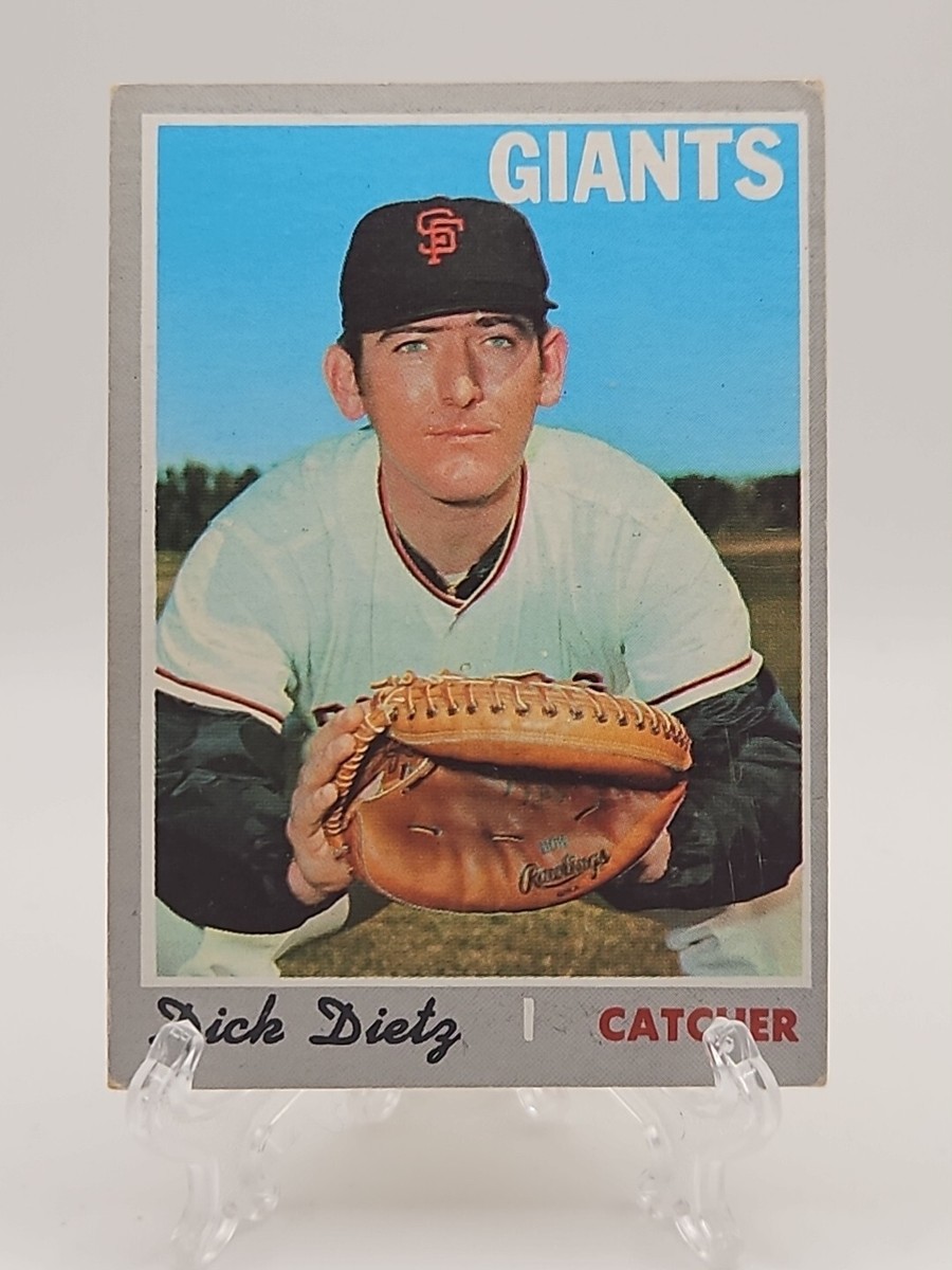 メロディです。 1970 Topps Baseball #135 Dick Dietz Vintage San Francisco Giants