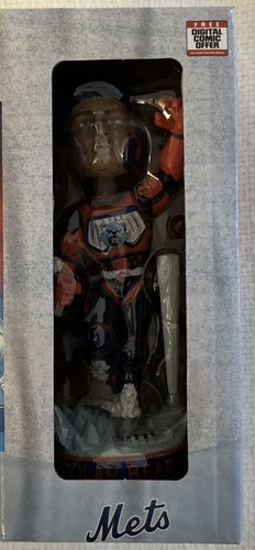 NY METS 5 BOBBLEHEAD SET SGA MR MET FRANCISCO LINDOR PETE ALONSO MARTE HOWIE ROS - Picture 15 of 15