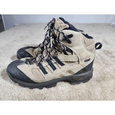 Botas de Senderismo al Tobillo Adidas Beige/Negro Gamuza Cuero "Geofit" Talla EE. UU. 9