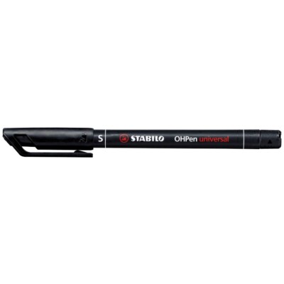 5 STABILO OHPen universal Folienstifte permanent Schwarz verschiedene Stärken!