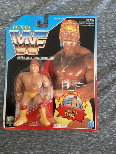 Hulk Hogan WWF - Hasbro 1992 - Series 5 - MOC - Wr...