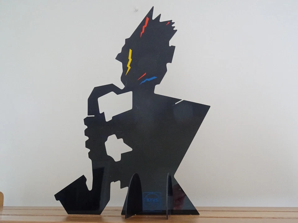 ancien support publicitaire KRYS années 90 SOTTSASS pub ancienne - Photo 1/4