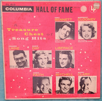 A Treasure Chest Of Song Hits LP 1955 Vinyl Album - Tony Bennett, Doris Day