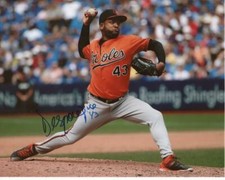 ODRISAMER DESPAIGNE  BALTIMORE ORIOLES SIGNED AUTOGRAPHED 8X10 PHOTO W/ COA