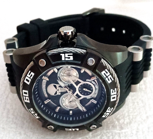 Invicta Marvel The Punisher Lady Quartz 43.5mm Womens Watch 27033 LE #05/4000 - Picture 5 of 9