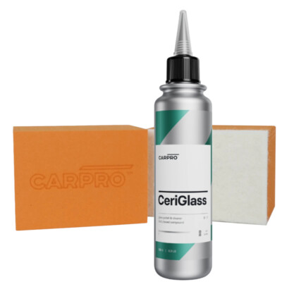 CarPro Glas Politur Set Scheibenpolitur Kit CeriGlass