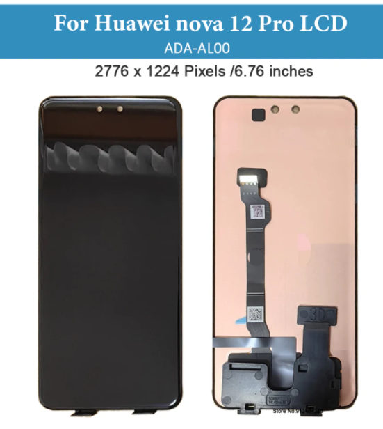 For Huawei Nova 12 Pro LCD Display Screen Touch Digitizer Assembly