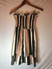 Shein Strapless Dress Size Medium Multicolor ￼