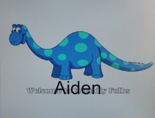 Imagen de dinosaurio personalizada - ¡Hace un gran regalo!