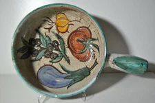 Vallauris South France Provence Ceramic Earthenware Pot Dish Vegetable Decor