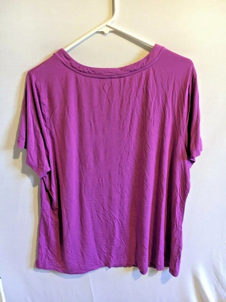 Conjunto de pijama corto Sonoma púrpura negro blanco a lunares para mujer talla XL Foto 3 de 4