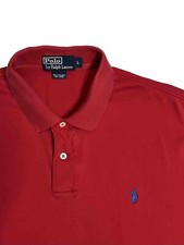 Polo by Ralph Lauren Short Sleeve Soft Polo Shirt Men s Size L Red D-10