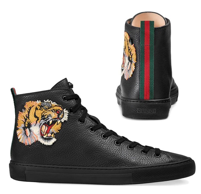 gucci ace black tiger