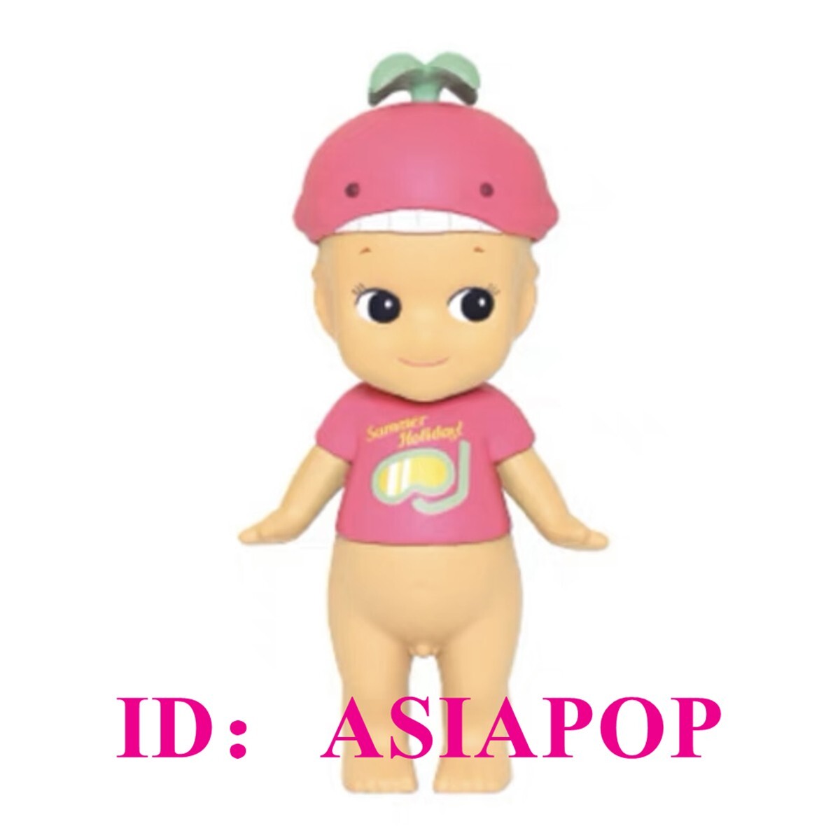 Authentic Sonny Angel Summer Series mini figure Pink Whale