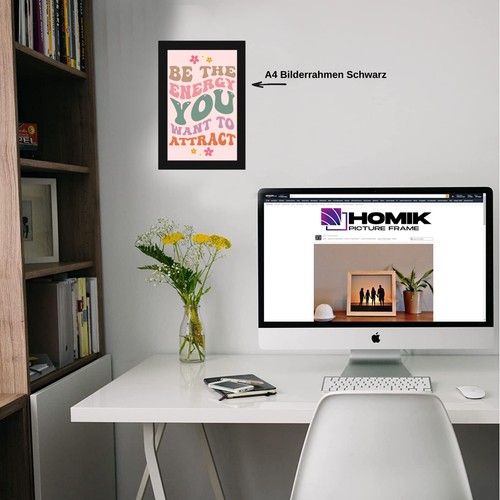 Bilderrahmen A4 | Rahmen A4 mit Acryl-Sicherheitsglas Glas Bilderrahmen din A4 - Bild 95 von 155