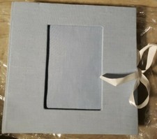 Pottery Barn Kids Chambray Photo Album 8.5 X8.5" Blue