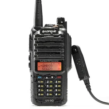 Baofeng UV-9G 5W GMRS Radio IP67 Waterproof Repeater Capable NOAA V/UHF Scanner