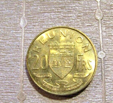 Reunion 1964 20 Francs unc Coin