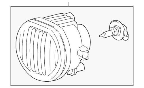Faro de niebla delantero lado pasajero para GM (P/N 88973636)
