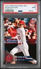 Shohei Ohtani 2018 Topps National Baseball Card Day Los Angeles Angels PSA 9 #8