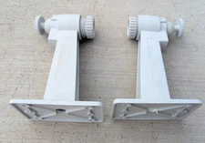 1 Pair Peerless CMR410 Light Duty 7in. Security Camera Mount; Light Gray 1-Gang