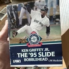 FSN Ken Griffey Jr. '95 Slide Autographed Bobblehead Seattle Mariners MLB