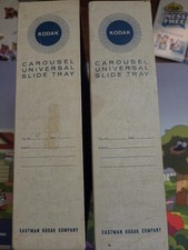 Lot Of 2 Kodak Carousel Transvue 80 Slide Trays