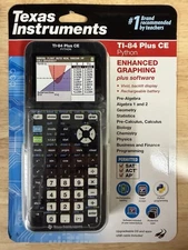 Texas Instruments TI-84 Plus CE Python Calculator - Black Brand New Sealed.