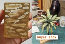 1/35 Etching Sheet Palm Plants Leaves For Scene Modeling Upgrade Accessory Leaf7