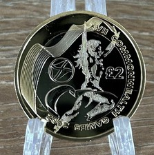 2002 £2 Commonwealth Games Scotland BUNC Coin Taken From Royal Mint Set