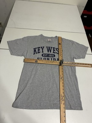 Vintage Supreme Shirt Medium Gray Key West Florida Skater
