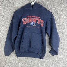 New York Giants Hoodie Boys 18/20 Blue NFL Football Pro Player Fleece Sweatshirt