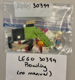 Ret. LEGO 30399 FRIENDS: Amusement Park Bowling. Complete. No box. No manual.