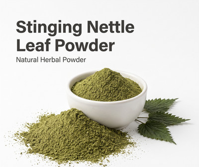 Organic Nettle Leaf Powder, Herbal Tea, Stinging Nettle, Urtica dioica