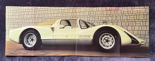 Vintage Porsche Carrera 6 Classic Car Magazine Poster 20297