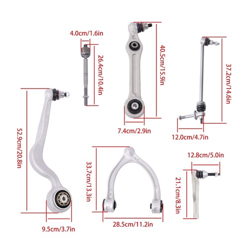 New12pcs For Benz CE-Class GLC Class W205 W213 X253 C253 Front Control Arm kit - Picture 2 of 12