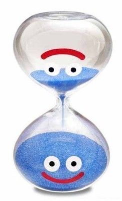 Dragon Quest Slime 3 minuets Sandglass sl DQ Square ENIX Blue Japan Limited