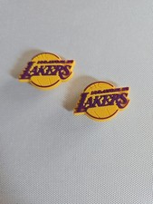 NBA LA Lakers Basketball Team For Crocs Shoe Charms - 2 Pieces