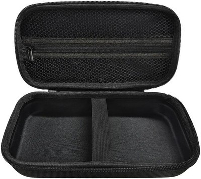 Tire Inflator Portable Air Compressor Case, 120 PSI Air Pump Storage Box Black