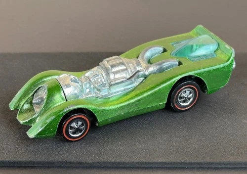 Vintage Hot Wheels Redline 1971 Light Apple Green Jet Threat - Epic! No Reserve!