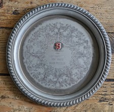 Olympics Shot Put Shaun Pickering Stanford University Cardinal Plate Trophy 1984