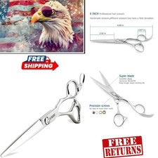 6 Inch 440C Hair Scissors - Ergonomic Japanese Blades for Precision Cuts