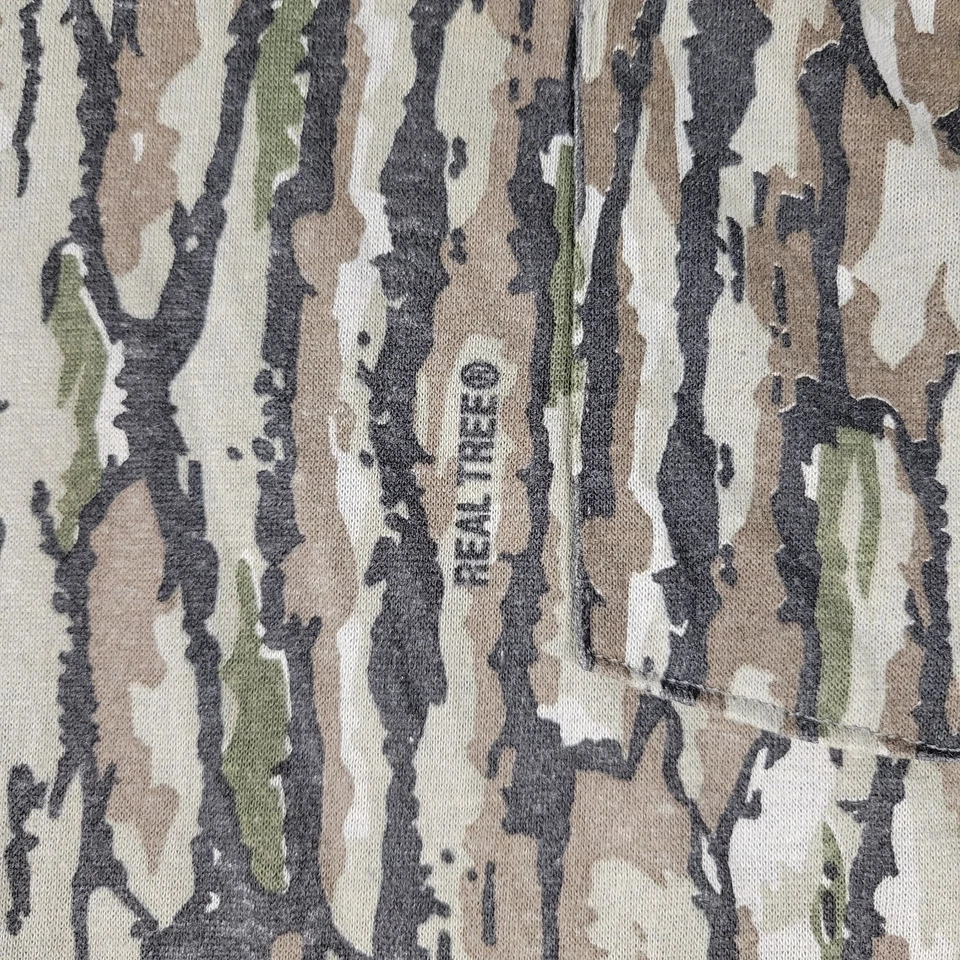 VTG Sports Afield Shirt Youth Large Camo Realtree Short Sleeve Crew Neck Hunting - Image 2 of 4