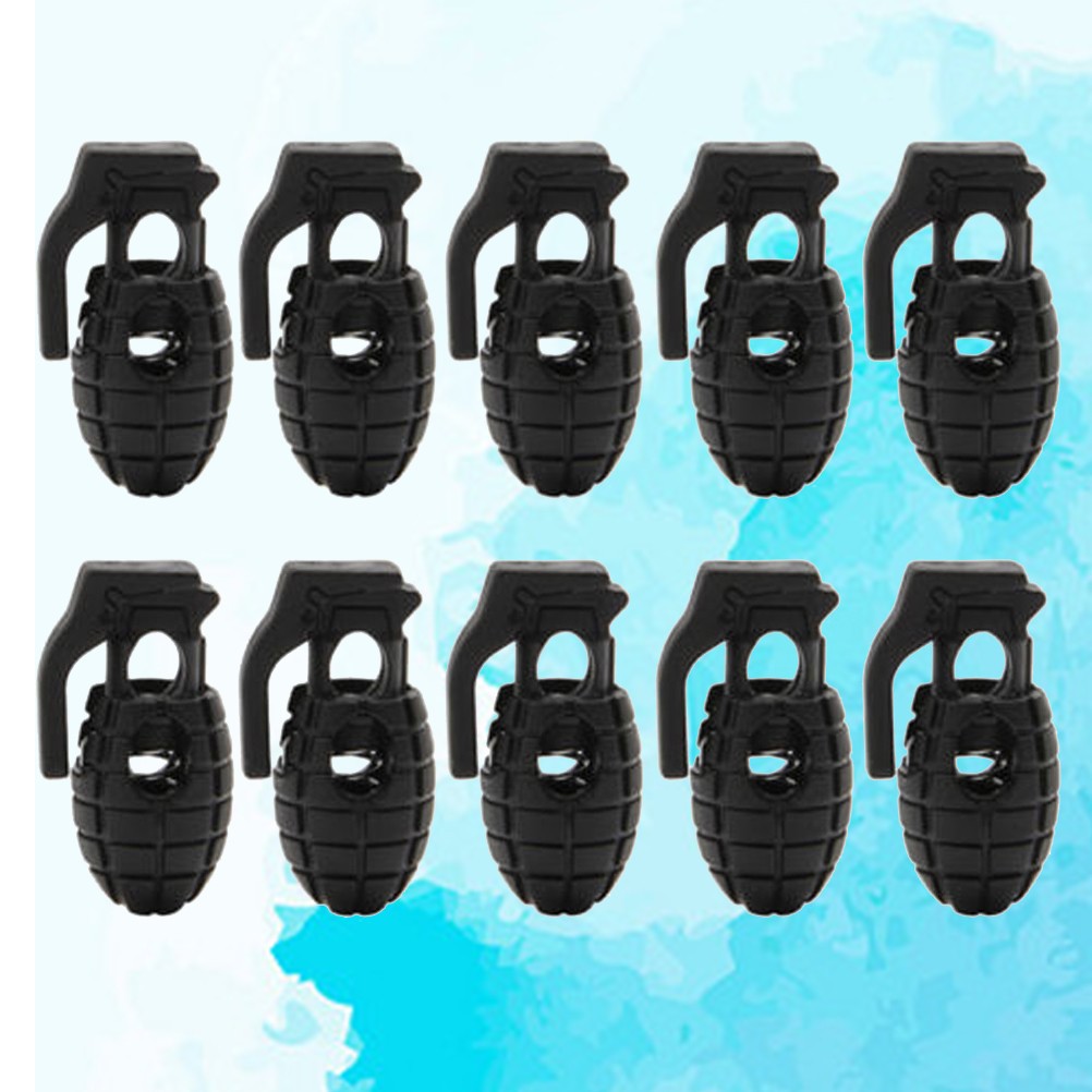 10 Pcs Buckle Button Accessories for Shoe Polyester Clips Shoelace Men