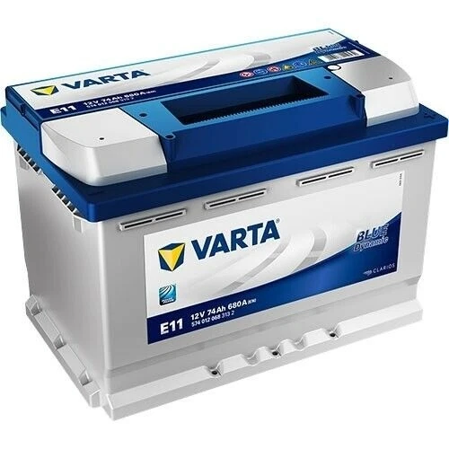 Batterie de voiture VARTA E11 Blue Dynamic 12V 74Ah 680A 574 012 068 Type 096 - Photo 1/1