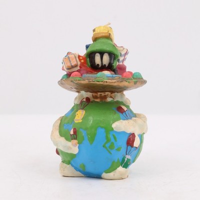 Marvin the Martian Candle Looney Tunes Christmas Global Globe Gift Figure Vtg